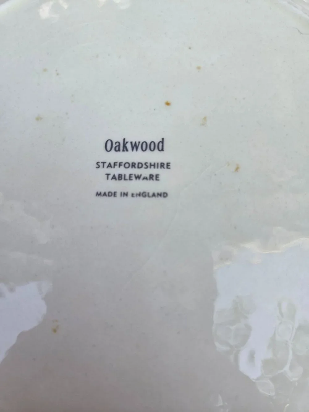 Oakwood Staffordshire Floral 10 1/4